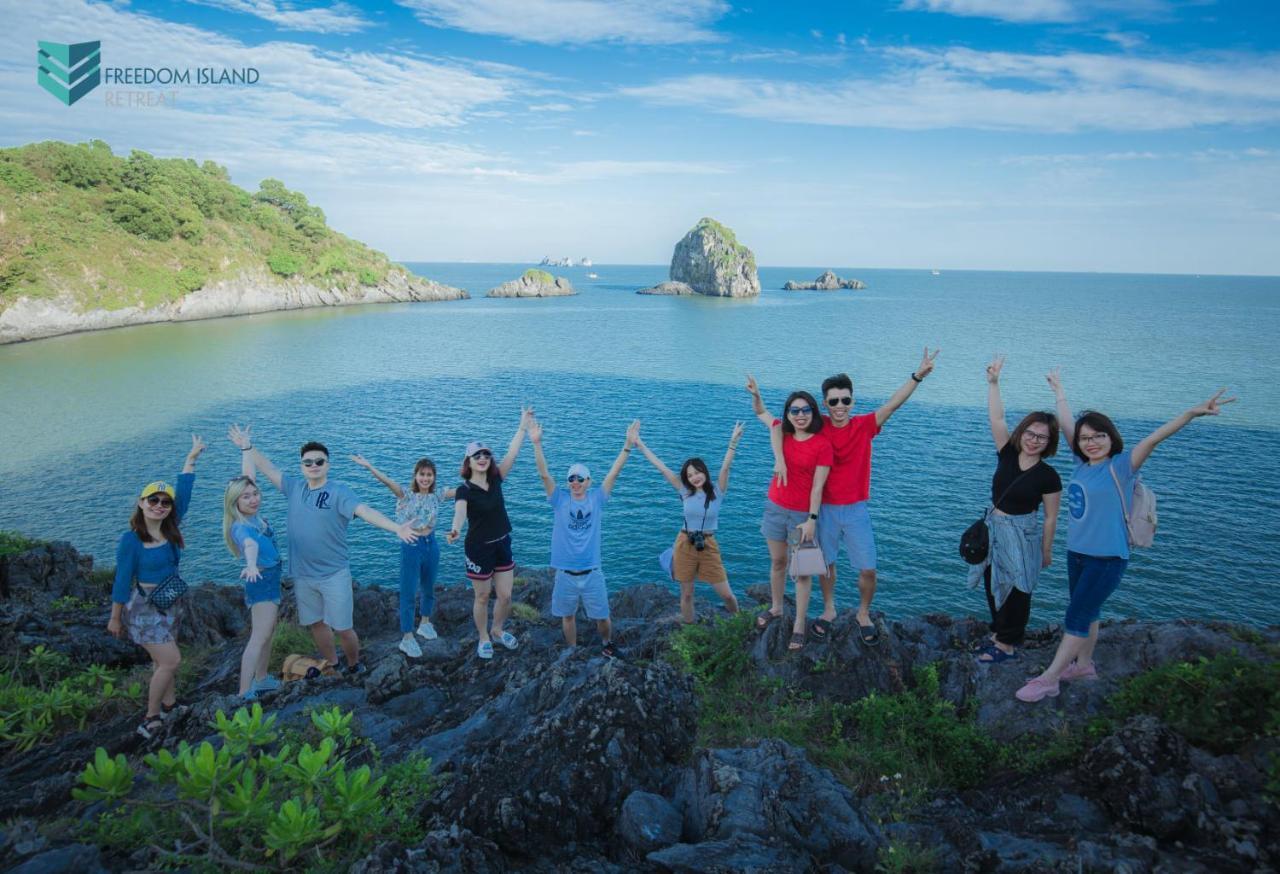 Catba Freedom Island Retreat Vandrarhem Xuan Dam Exteriör bild